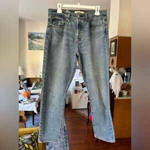 Levi’s wedgie icon fit high waist straight leg jeans (these dreams)